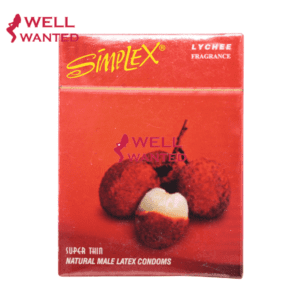 Simplex Super Thin Flavored Condom LYCHEE - 3 Pieces